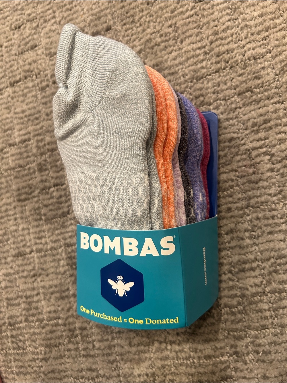 Bombas No-Show Socks Misty Sky Mix S